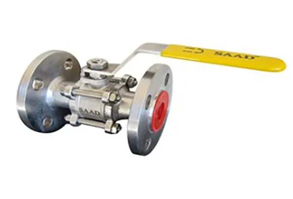 Three Piece Design Ball Valve Flanged End