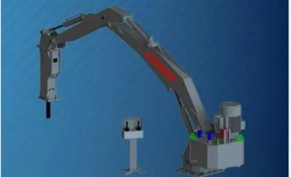 Stationary Pedestal Boom Mounted Breaker Systems