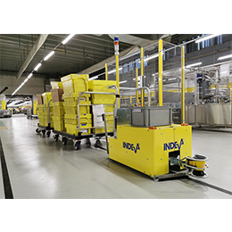 AGVs-Automated guided vehicles-assembly and production areas