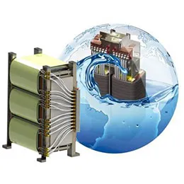 Water-cooled transformers