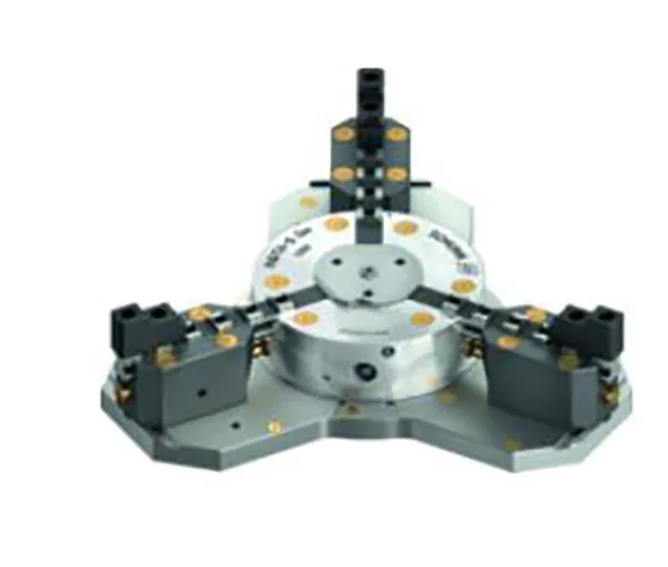 Manual lathe chuck