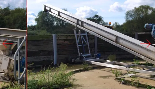 Portable Radial screw conveyor