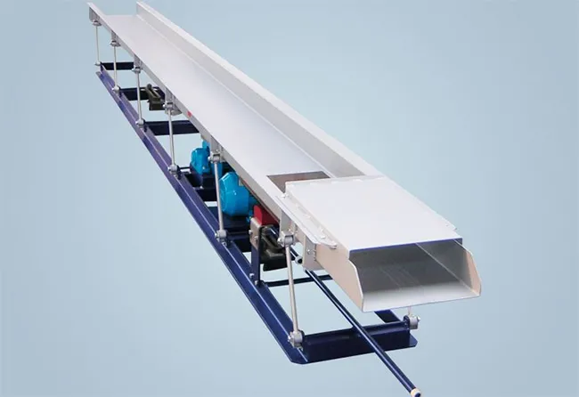 Low noise|Vibrating Conveyor|for wood processing industry