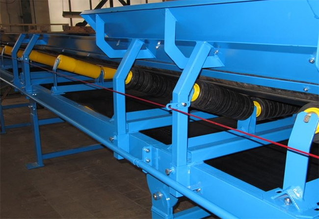 Horizontal|Belt Conveyor|for transportation of bulk material