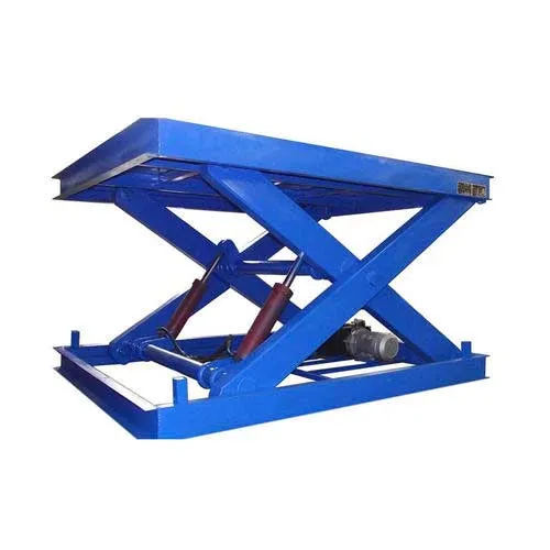 Scissor lift table / hydraulic / stationary SJG2