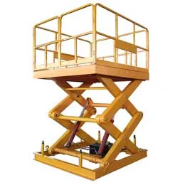 Fixed scissor lift / indoor/outdoor / compact / electric SJG4