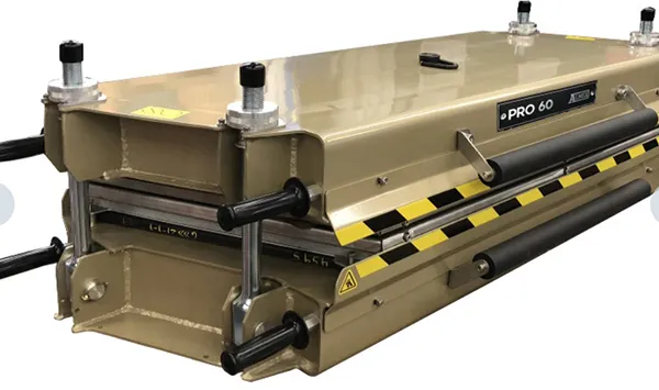 The PRO Series 60 aluminum frame style vulcanizing press