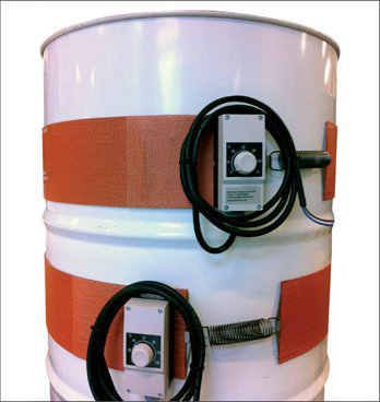 Silicone heating bands for barrels