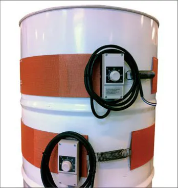 Silicone heating bands for barrels