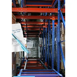 PUSH-BACK PALLET RACK