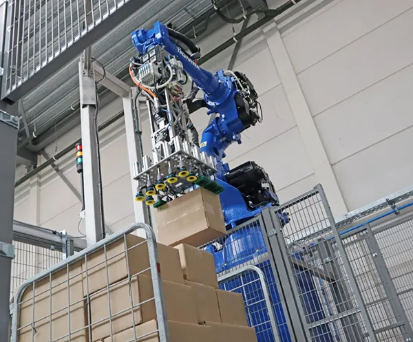 Parcel picking robot