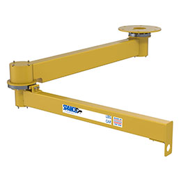 400 Series Bridge-Mounted and Ceiling-Mounted Articulating Jib Cranes