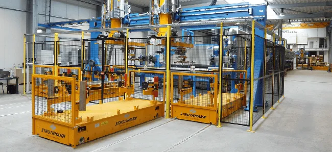 Pressenautomation Warm Forming