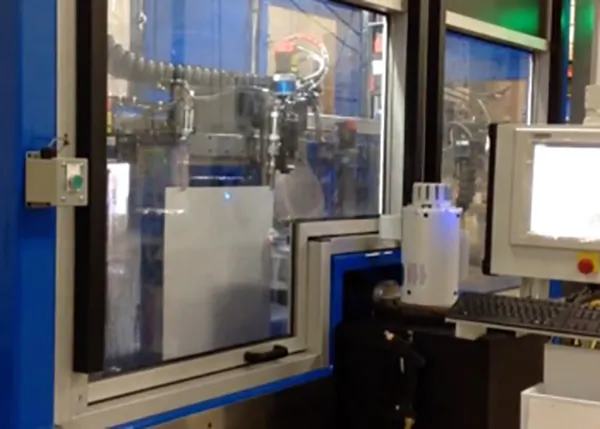 Thermoclad panel V scoring machine