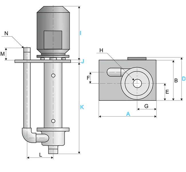 Vertical Centrifugal Pump CTV 25-9.8 stainless