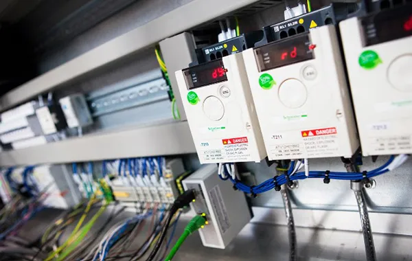 Robots PLCs and user interface