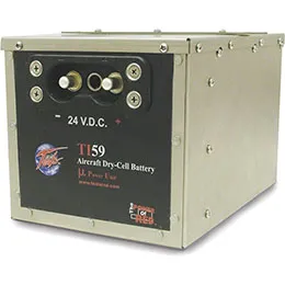TI59 Aircraft Dry-Cell Battery