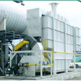 High efficiency thermal fluid heating system