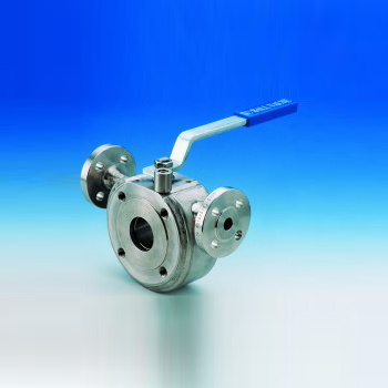 Ball valve "wafer" type full bore with steam jacket with flanges