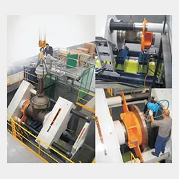 horizontal test bench with 45 column disposal - model bo45-2cv-2000