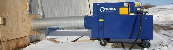 Direct Fired Concealed Flame Heaters
