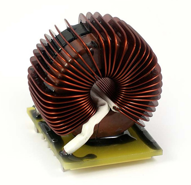 flat wire helical power inductors