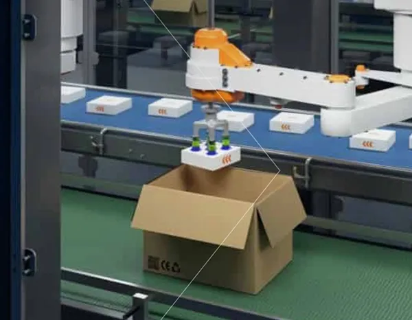Cardboard filling with kinematics