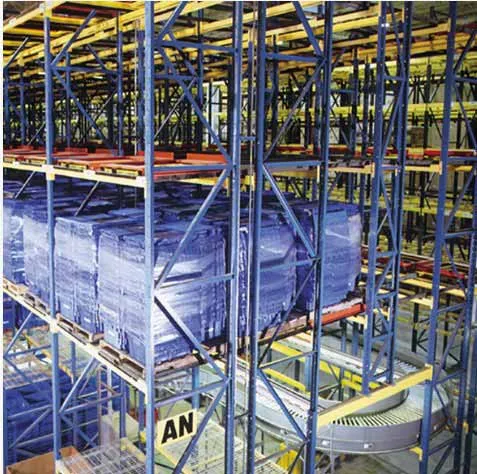 PUSH BACK PALLET RACKING