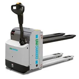 ple compact pedestrian pallet truck with forklift