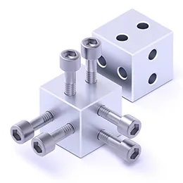 3D threaded cube sets