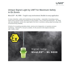 Unique Signal Light by UWT for Maximum Safety in Ex Zones
