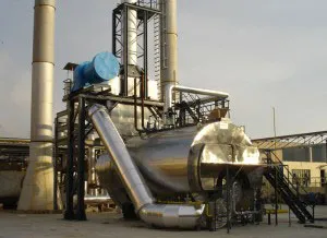 Conventional firetube steam boiler SMS