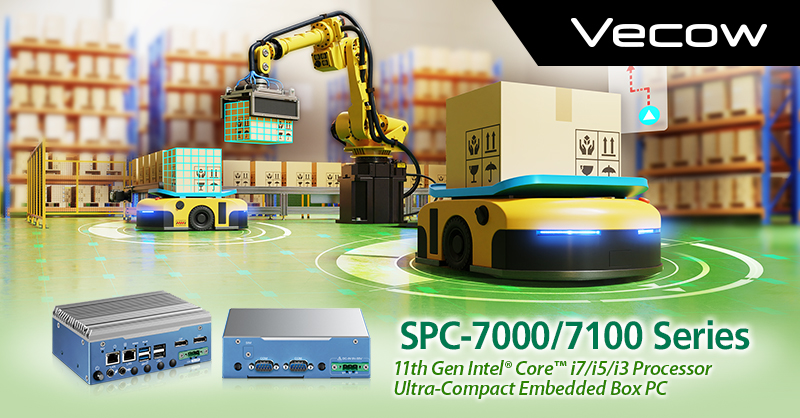 Vecow Launched SPC 7000 Series UltraCompact Fanless Embedded Box PC