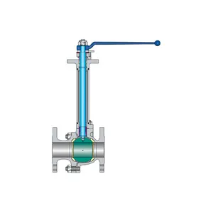 Cryogenic split-body ball valves