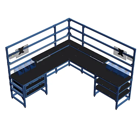 Large Corner Workstation