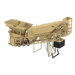 DRY MOBILE CONCRETE BATCH PLANTS