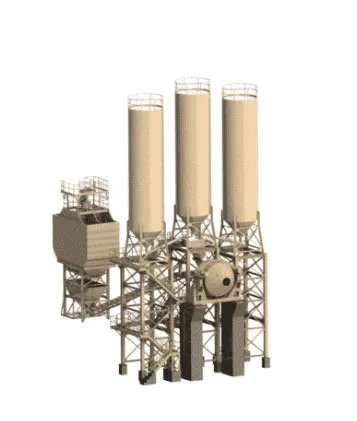 WET STATIONARY CONCRETE BATCH PLANTS