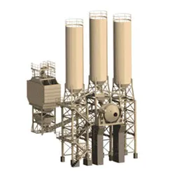 WET STATIONARY CONCRETE BATCH PLANTS
