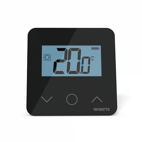 Wireless digital room thermostat BT-D03-RF (black)