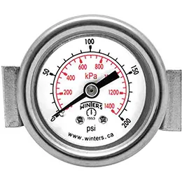 peu economy panel mounted gauge