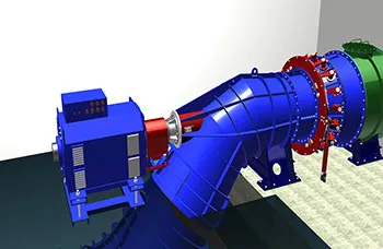 S type pipe turbine
