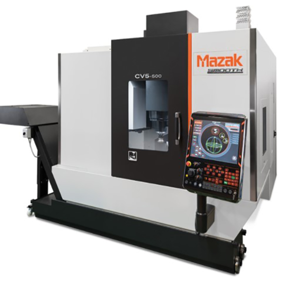 Precision machining center with 5-axis simultaneous control