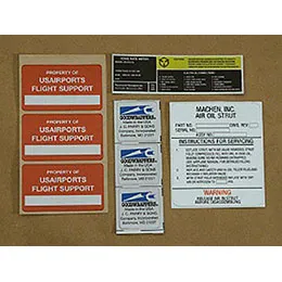 Custom Metal Decals