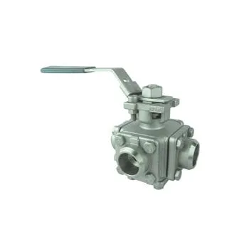 3 Way Butt Weld End Ball Valve
