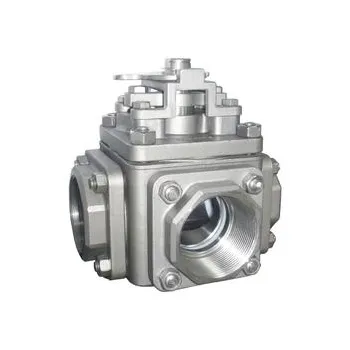 4 Way Threaded End Ball Valve