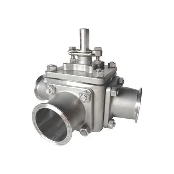 3 Way Sanitary Valve Tri-Clamp Series