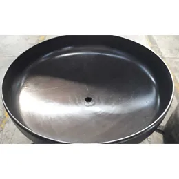 Flat dished end