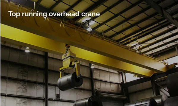 Top running overhead crane