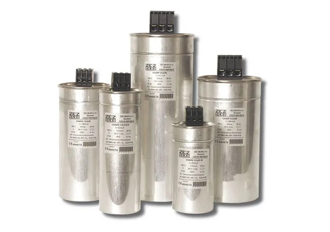Low voltage power capacitors